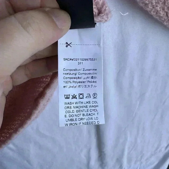 Women's Shein Pink Knit Crew Neck Sweater Size 2XL - Picture 3 of 4